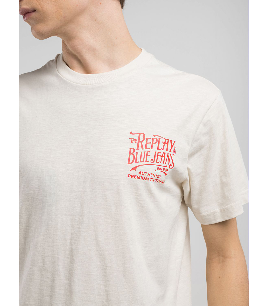 コットンジャ－ジープリントTシャツ｜REPLAY リプレイ公式通販